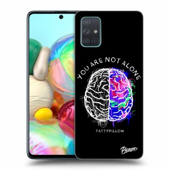 Obal pro Samsung Galaxy A71 A715F - Brain - White