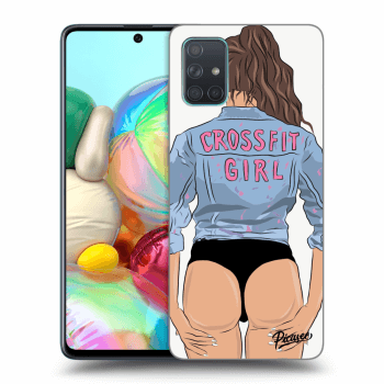 Obal pro Samsung Galaxy A71 A715F - Crossfit girl - nickynellow