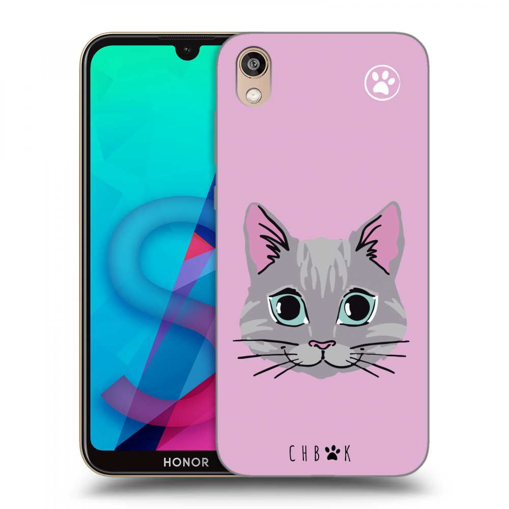 Picasee silikonový černý obal pro Honor 8S - Chybí mi kočky - Růžová