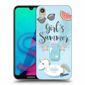 Picasee silikonový průhledný obal pro Honor 8S - Girls Summer