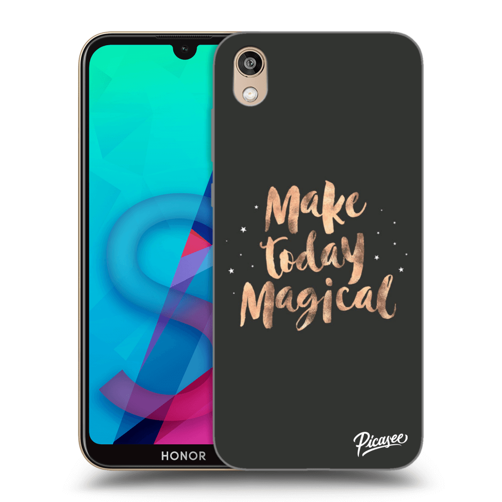Picasee silikonový průhledný obal pro Honor 8S - Make today Magical