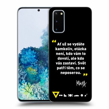 Obal pro Samsung Galaxy S20 G980F - Kazma - SVĚT PATŘÍ TĚM, CO SE NEPOSEROU