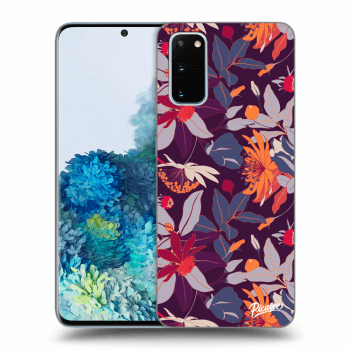 Obal pro Samsung Galaxy S20 G980F - Purple Leaf