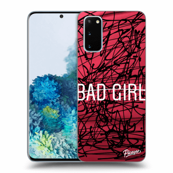 Picasee silikonový černý obal pro Samsung Galaxy S20 G980F - Bad girl