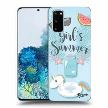 Picasee silikonový průhledný obal pro Samsung Galaxy S20 G980F - Girls Summer