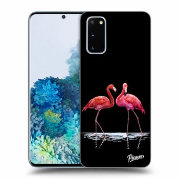 Picasee ULTIMATE CASE pro Samsung Galaxy S20 G980F - Flamingos couple