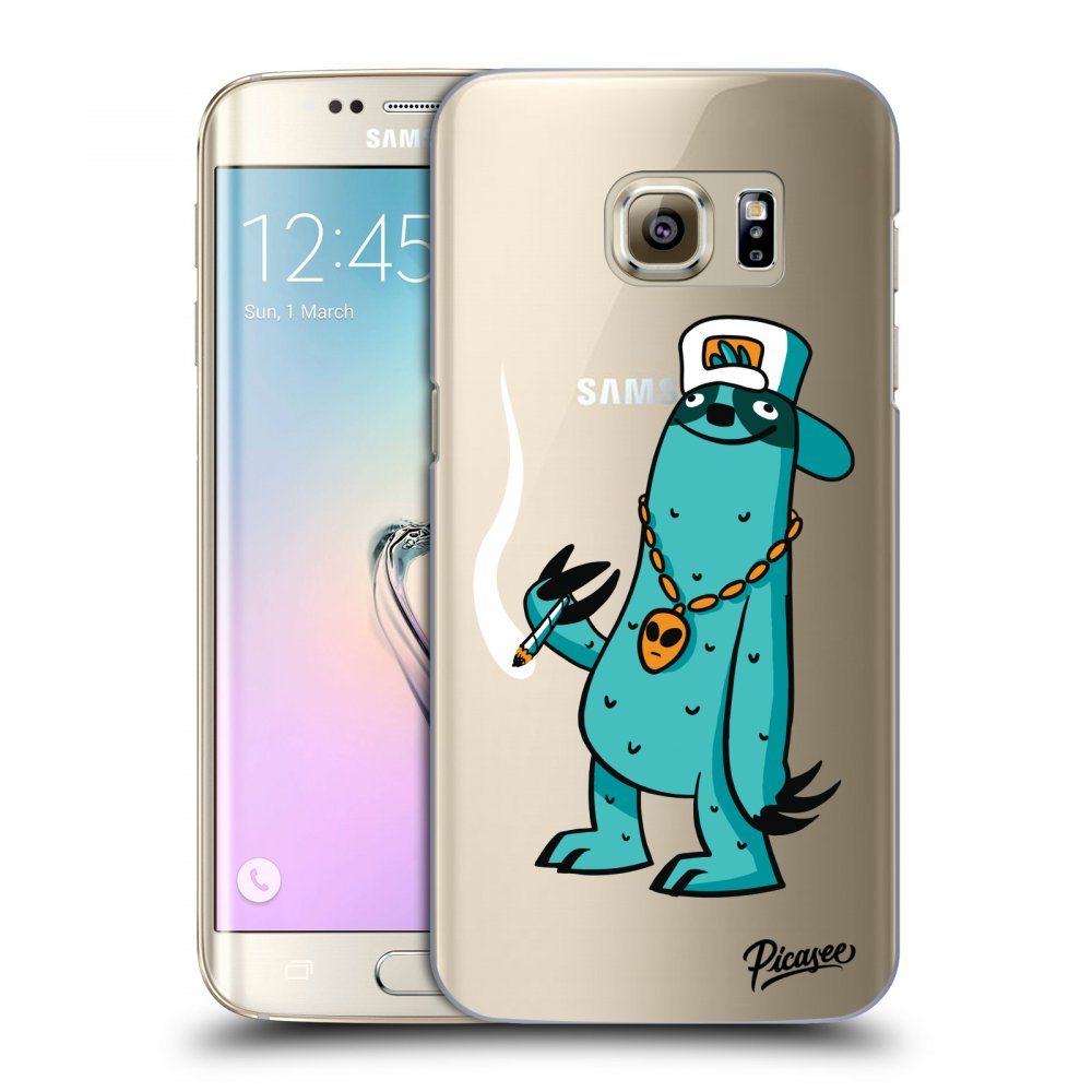 Picasee silikonový průhledný obal pro Samsung Galaxy S7 Edge G935F - Earth - Je mi fajn