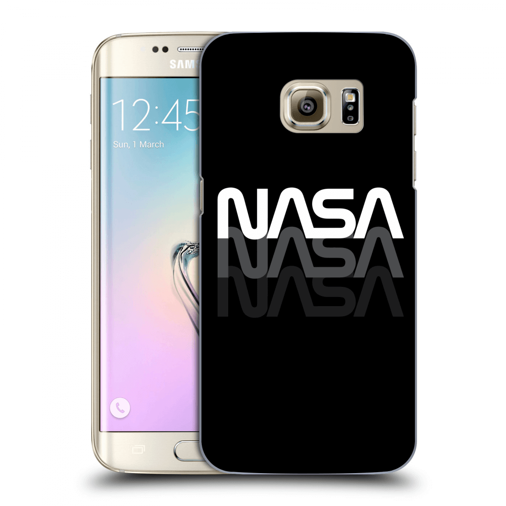 Picasee silikonový průhledný obal pro Samsung Galaxy S7 Edge G935F - NASA Triple