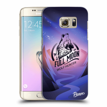 Picasee silikonový průhledný obal pro Samsung Galaxy S7 Edge G935F - Wolf