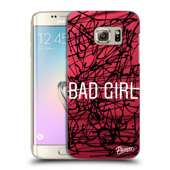 Picasee silikonový průhledný obal pro Samsung Galaxy S7 Edge G935F - Bad girl