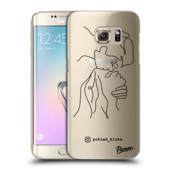 Picasee silikonový průhledný obal pro Samsung Galaxy S7 Edge G935F - Forehead kiss