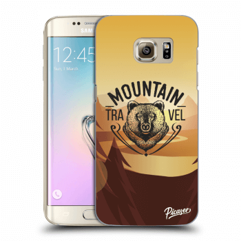 Picasee silikonový průhledný obal pro Samsung Galaxy S7 Edge G935F - Mountain bear