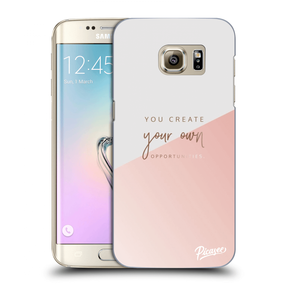 Picasee silikonový průhledný obal pro Samsung Galaxy S7 Edge G935F - You create your own opportunities