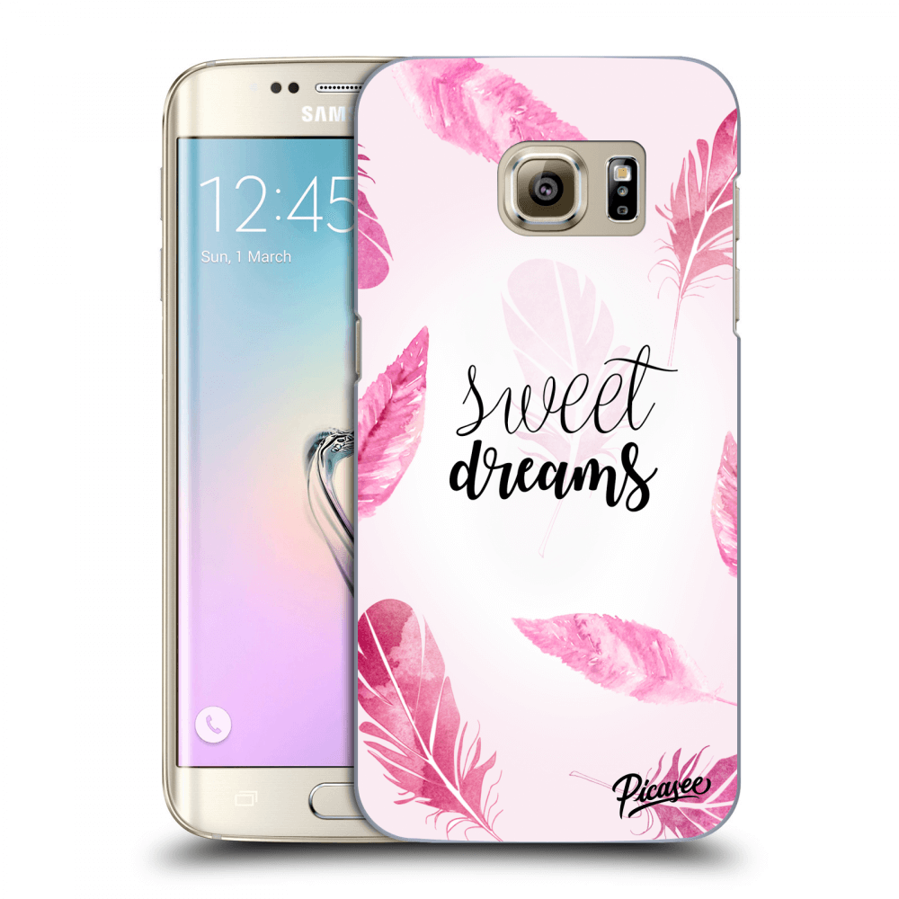 Picasee silikonový průhledný obal pro Samsung Galaxy S7 Edge G935F - Sweet dreams