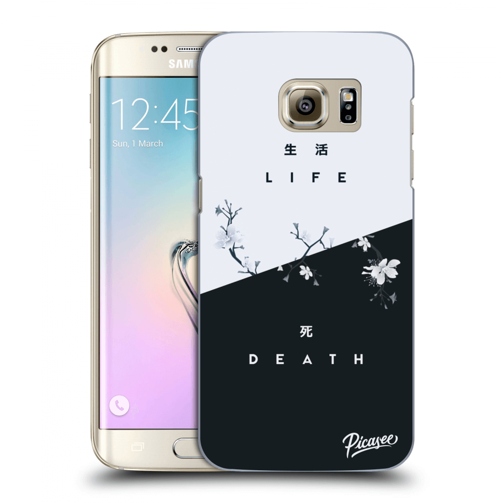 Picasee silikonový průhledný obal pro Samsung Galaxy S7 Edge G935F - Life - Death