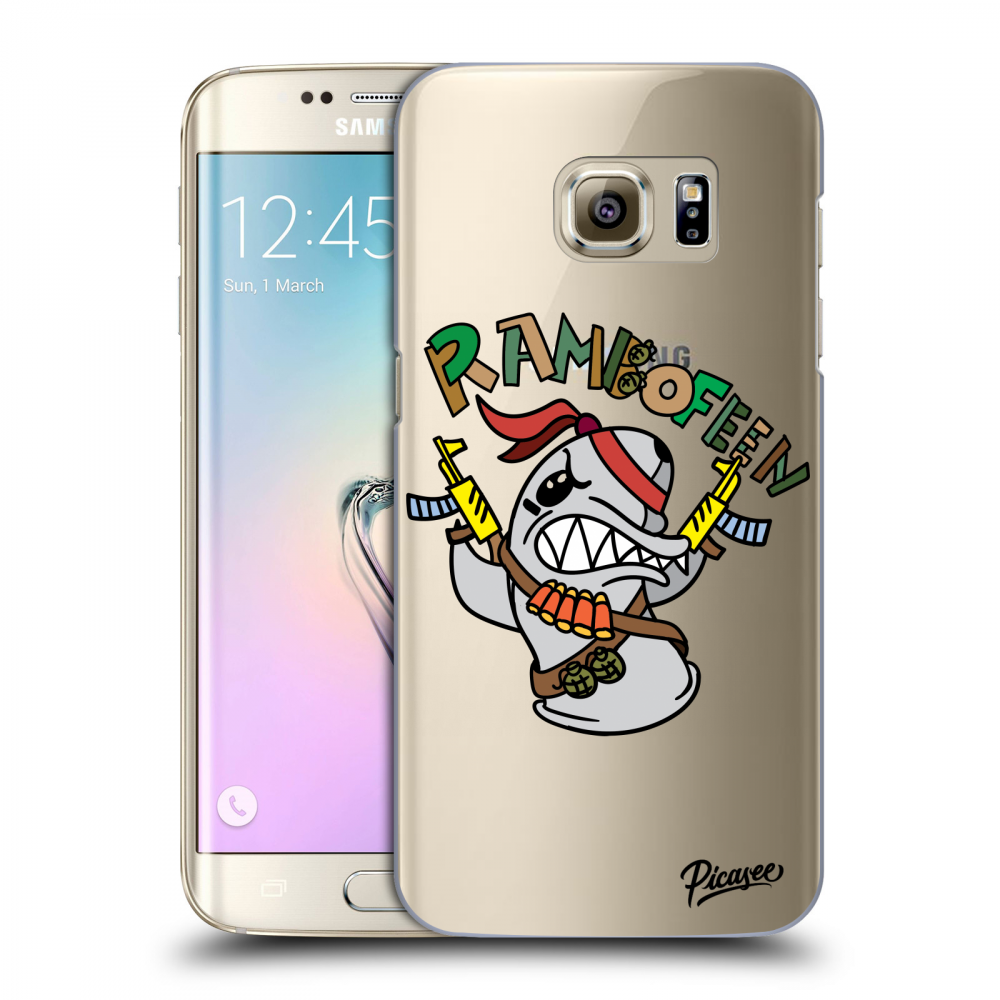 Picasee silikonový průhledný obal pro Samsung Galaxy S7 Edge G935F - Rambofen