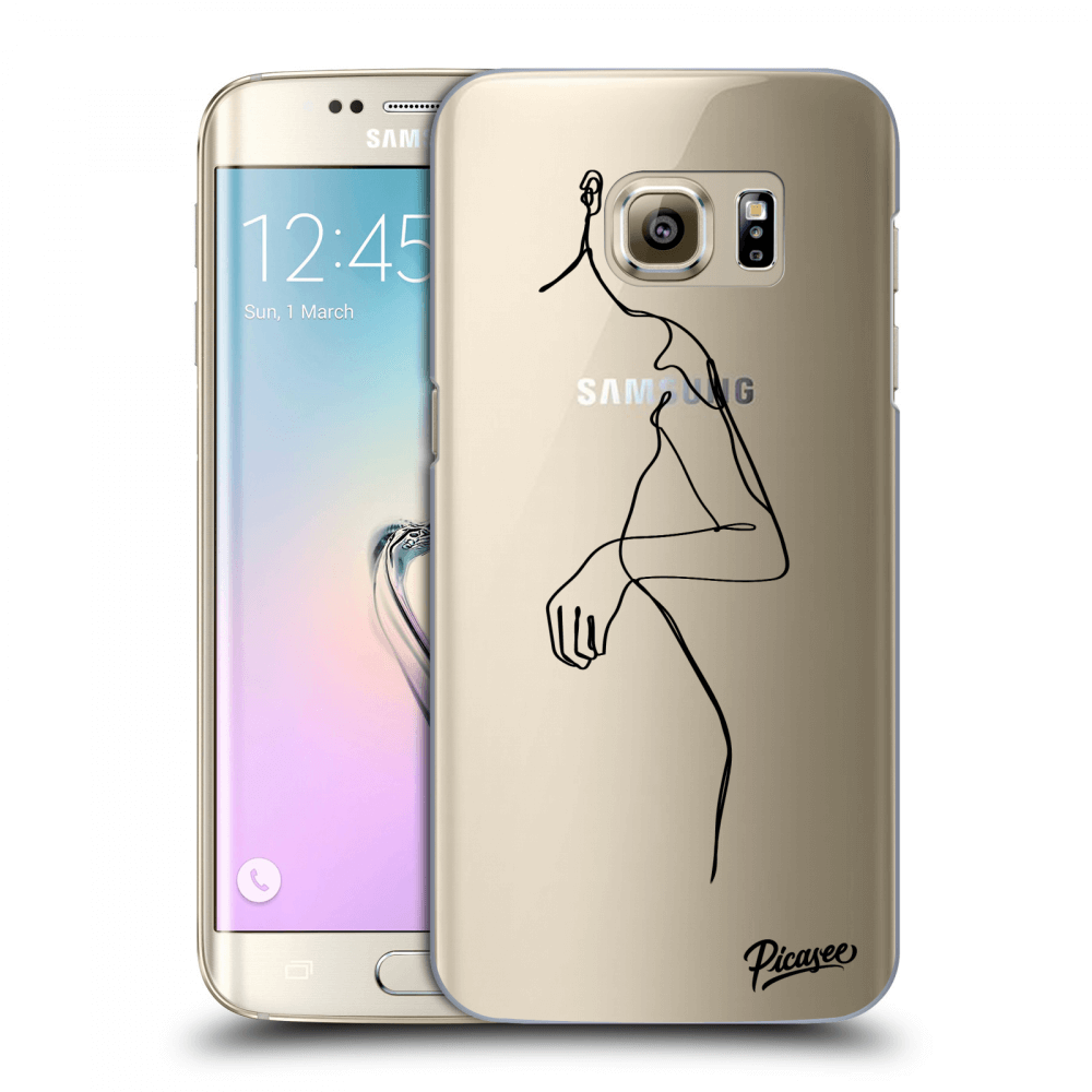 Picasee silikonový průhledný obal pro Samsung Galaxy S7 Edge G935F - Simple body