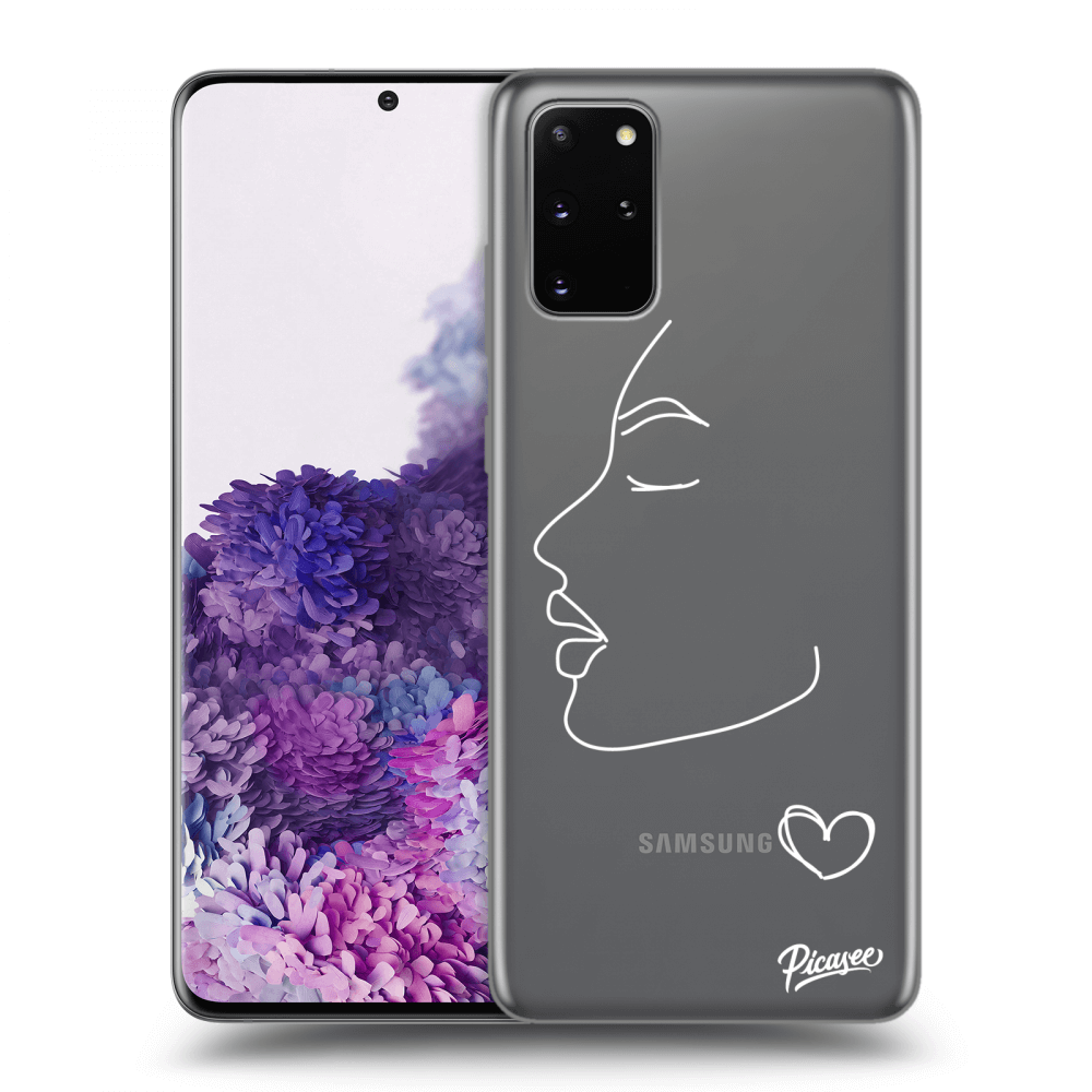 Picasee silikonový průhledný obal pro Samsung Galaxy S20+ G985F - Couple girl White