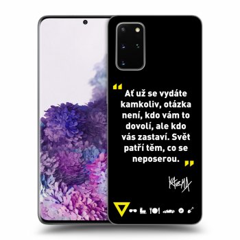 Obal pro Samsung Galaxy S20+ G985F - Kazma - SVĚT PATŘÍ TĚM, CO SE NEPOSEROU