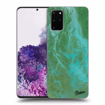 Picasee ULTIMATE CASE pro Samsung Galaxy S20+ G985F - Green marble