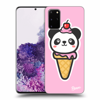 Picasee silikonový průhledný obal pro Samsung Galaxy S20+ G985F - Ice Cream Panda