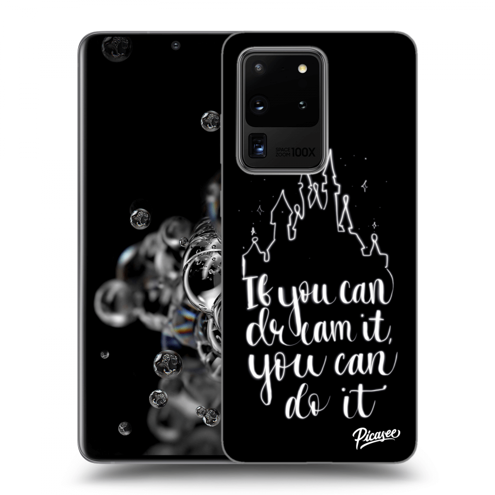 Picasee silikonový černý obal pro Samsung Galaxy S20 Ultra 5G G988F - Dream