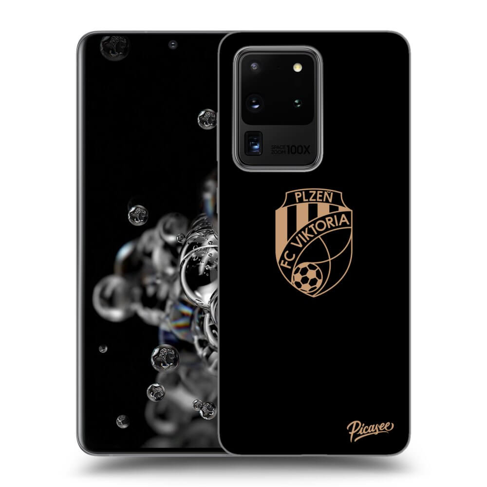 Silikonový černý Obal Pro Samsung Galaxy S20 Ultra 5G G988F - FC Viktoria Plzeň I
