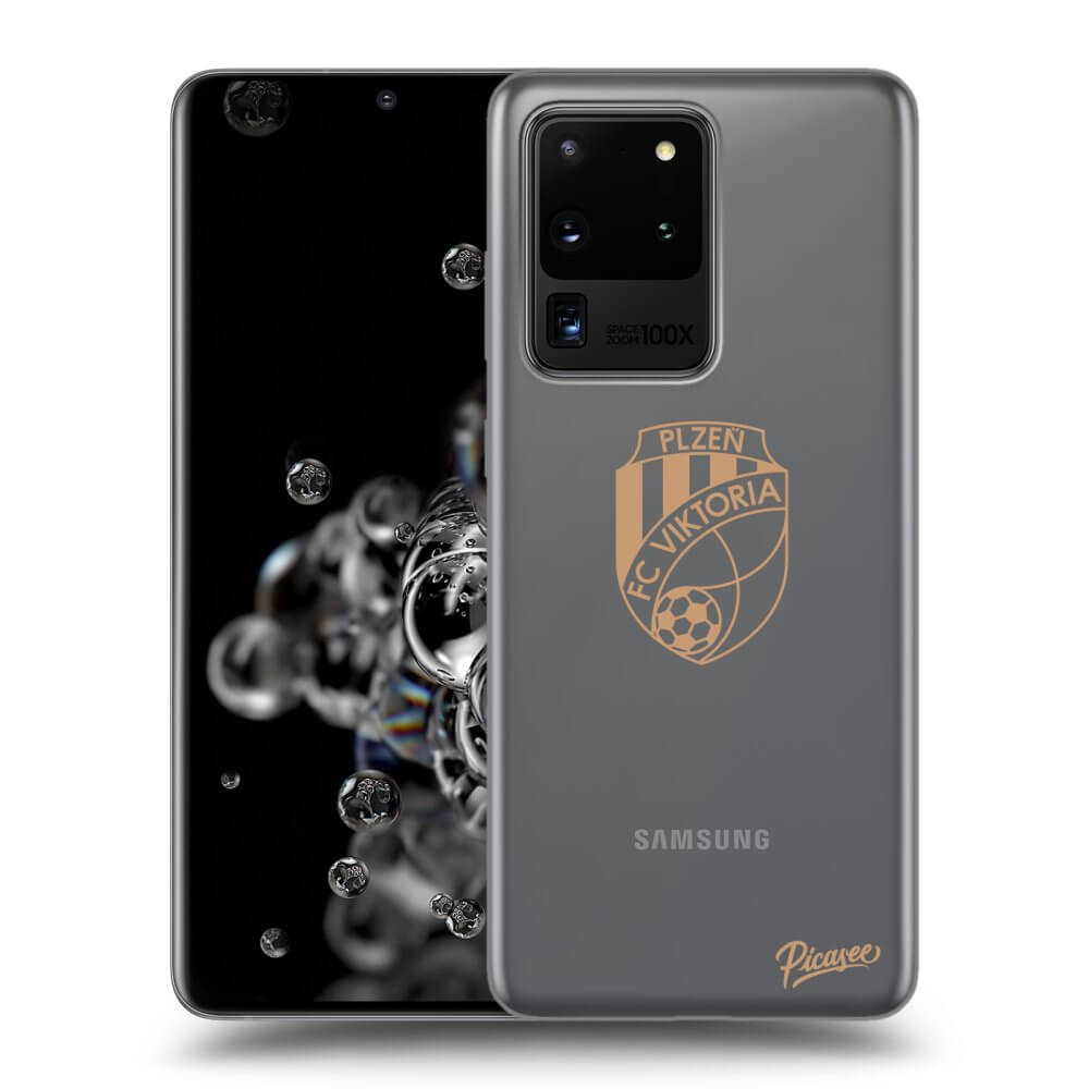 Picasee silikonový průhledný obal pro Samsung Galaxy S20 Ultra 5G G988F - FC Viktoria Plzeň I
