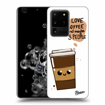 Obal pro Samsung Galaxy S20 Ultra 5G G988F - Cute coffee