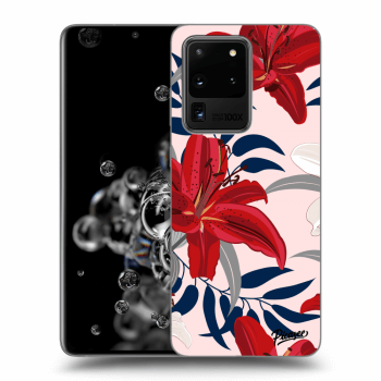 Obal pro Samsung Galaxy S20 Ultra 5G G988F - Red Lily