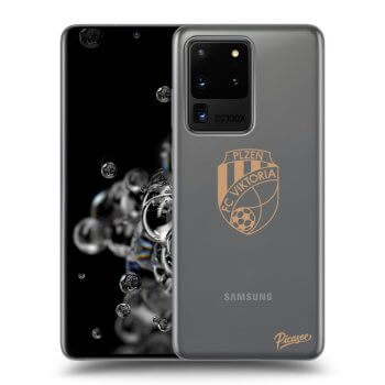 Picasee silikonový průhledný obal pro Samsung Galaxy S20 Ultra 5G G988F - FC Viktoria Plzeň I