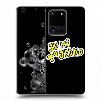 Picasee silikonový černý obal pro Samsung Galaxy S20 Ultra 5G G988F - Je mi to jedno 2