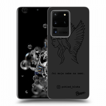 Picasee silikonový černý obal pro Samsung Galaxy S20 Ultra 5G G988F - Heaven