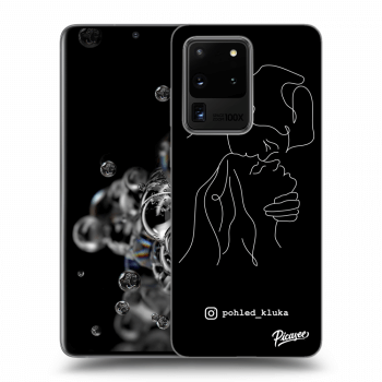 Picasee silikonový černý obal pro Samsung Galaxy S20 Ultra 5G G988F - Forehead kiss White
