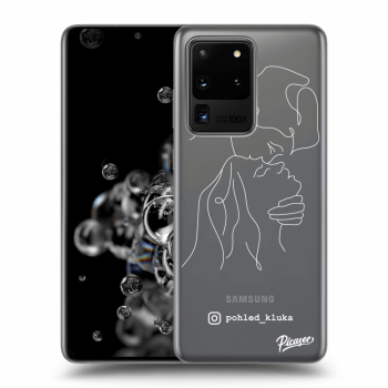 Picasee silikonový průhledný obal pro Samsung Galaxy S20 Ultra 5G G988F - Forehead kiss White