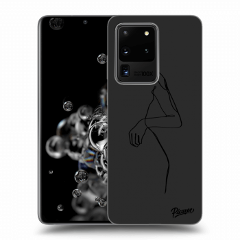Picasee silikonový černý obal pro Samsung Galaxy S20 Ultra 5G G988F - Simple body