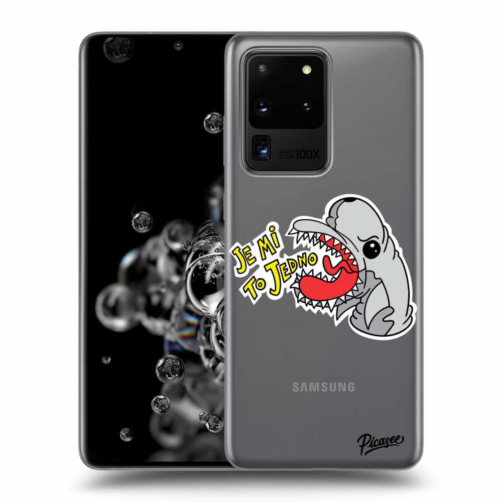 Picasee silikonový průhledný obal pro Samsung Galaxy S20 Ultra 5G G988F - Je mi to jedno