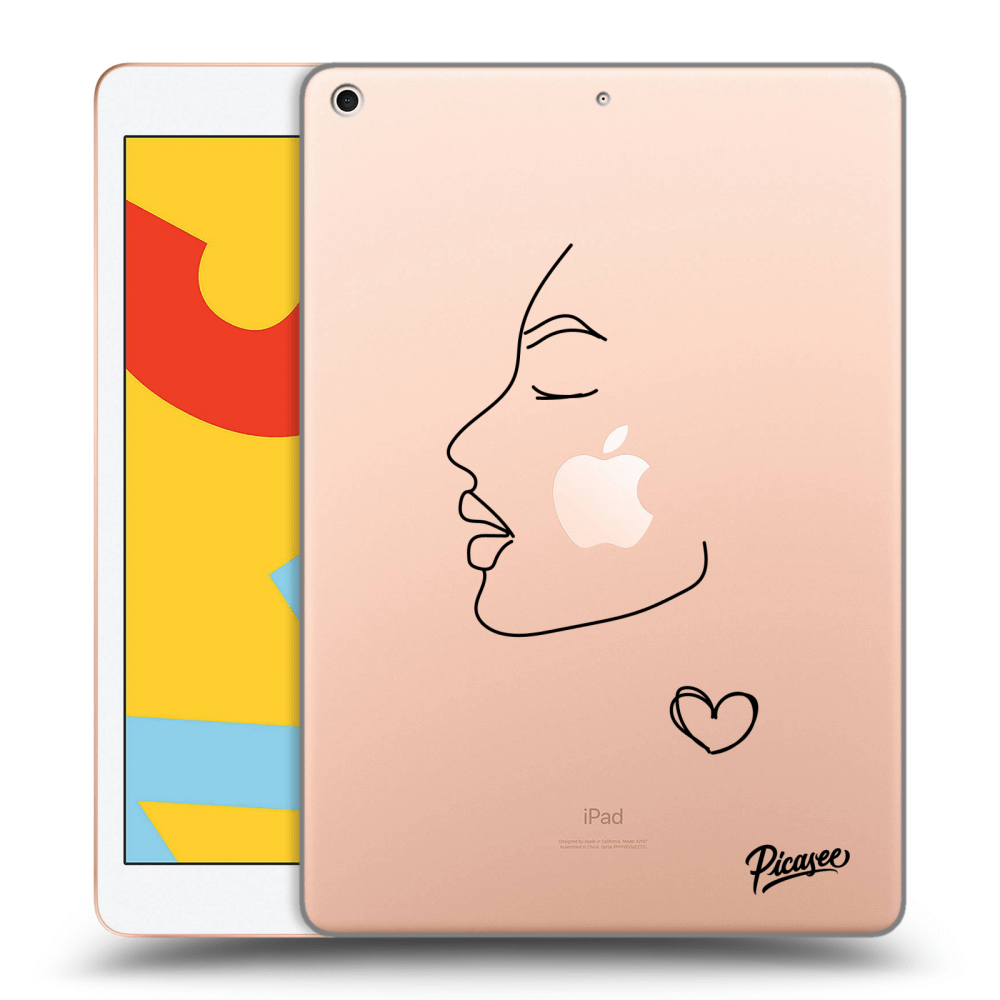 Picasee silikonový průhledný obal pro Apple iPad 10.2" 2019 (7. gen) - Couple girl