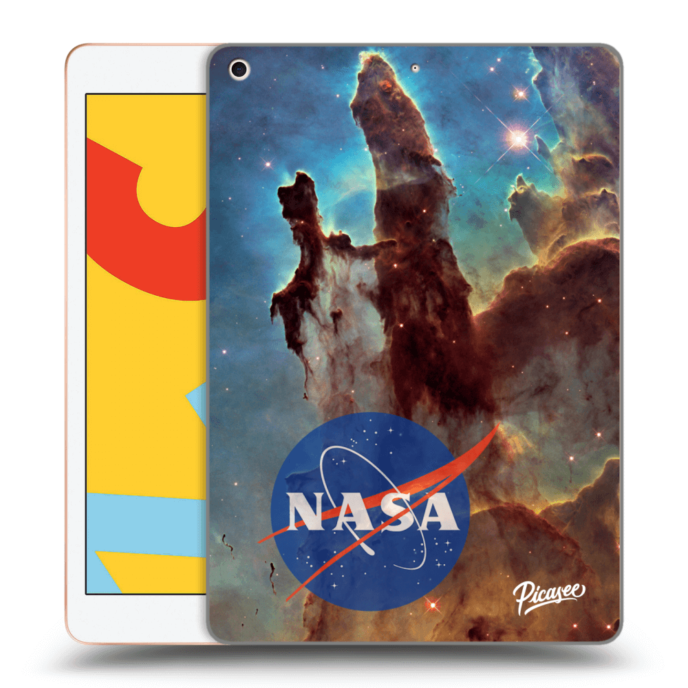 Picasee silikonový černý obal pro Apple iPad 10.2" 2019 (7. gen) - Eagle Nebula