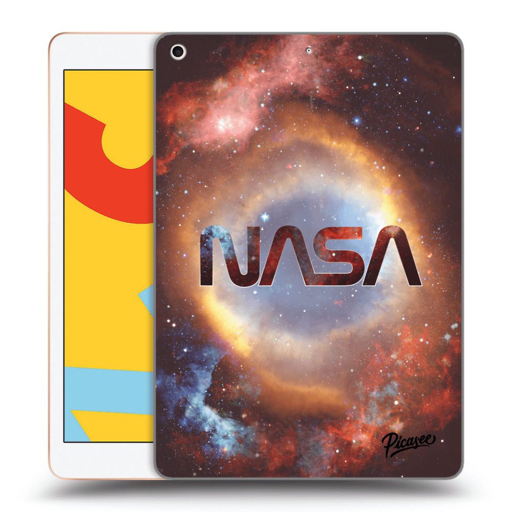 Picasee silikonový černý obal pro Apple iPad 10.2" 2019 (7. gen) - Nebula