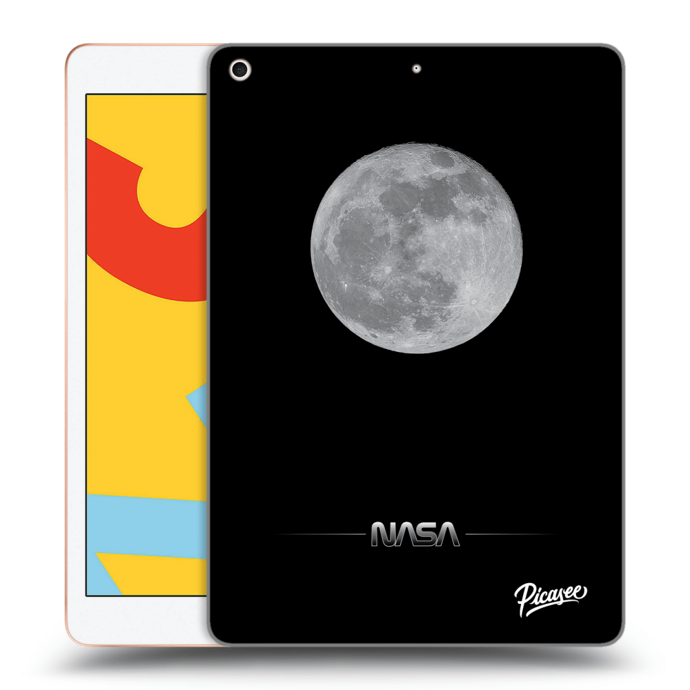 Picasee silikonový průhledný obal pro Apple iPad 10.2" 2019 (7. gen) - Moon Minimal