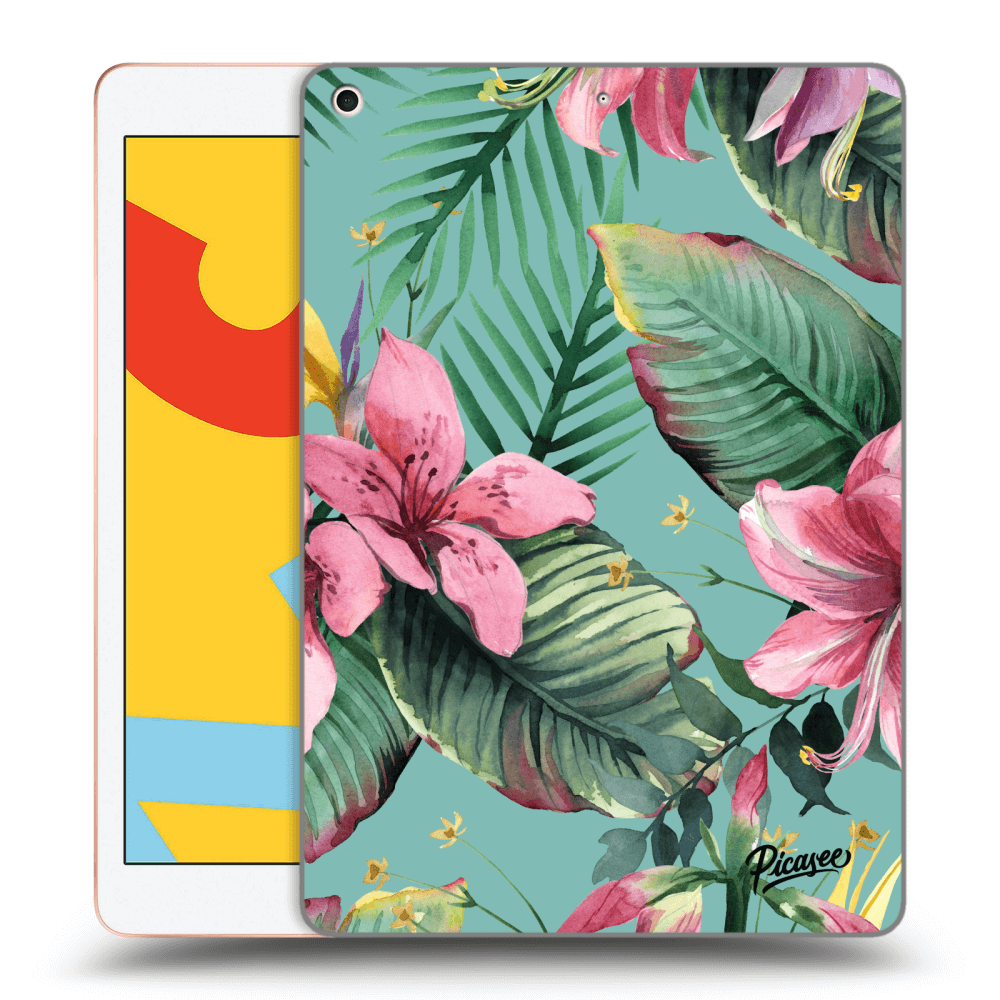 Picasee silikonový černý obal pro Apple iPad 10.2" 2019 (7. gen) - Hawaii