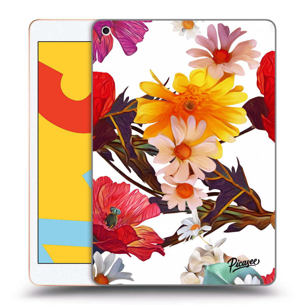 Picasee silikonový průhledný obal pro Apple iPad 10.2" 2019 (7. gen) - Meadow