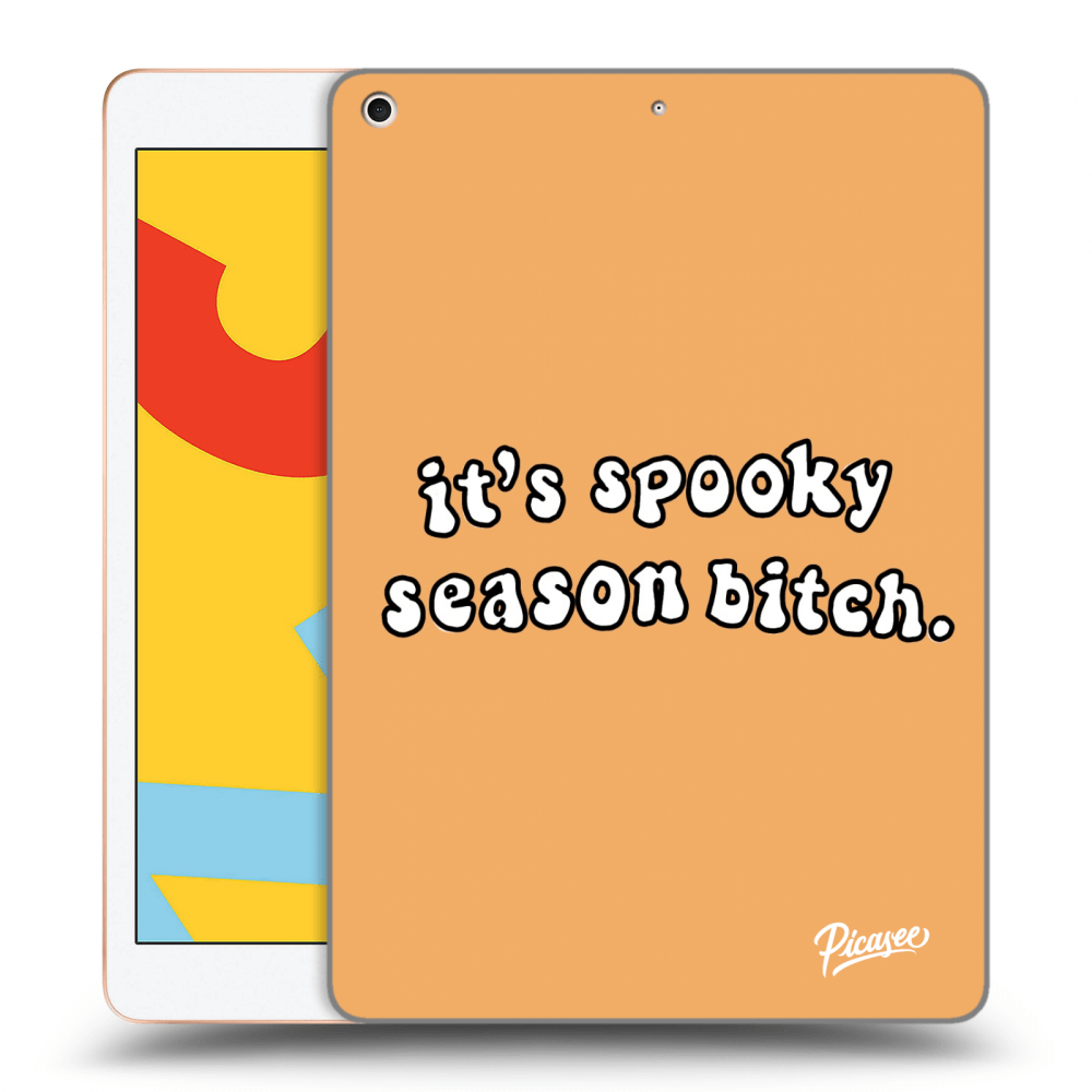 Picasee silikonový průhledný obal pro Apple iPad 10.2" 2019 (7. gen) - Spooky season