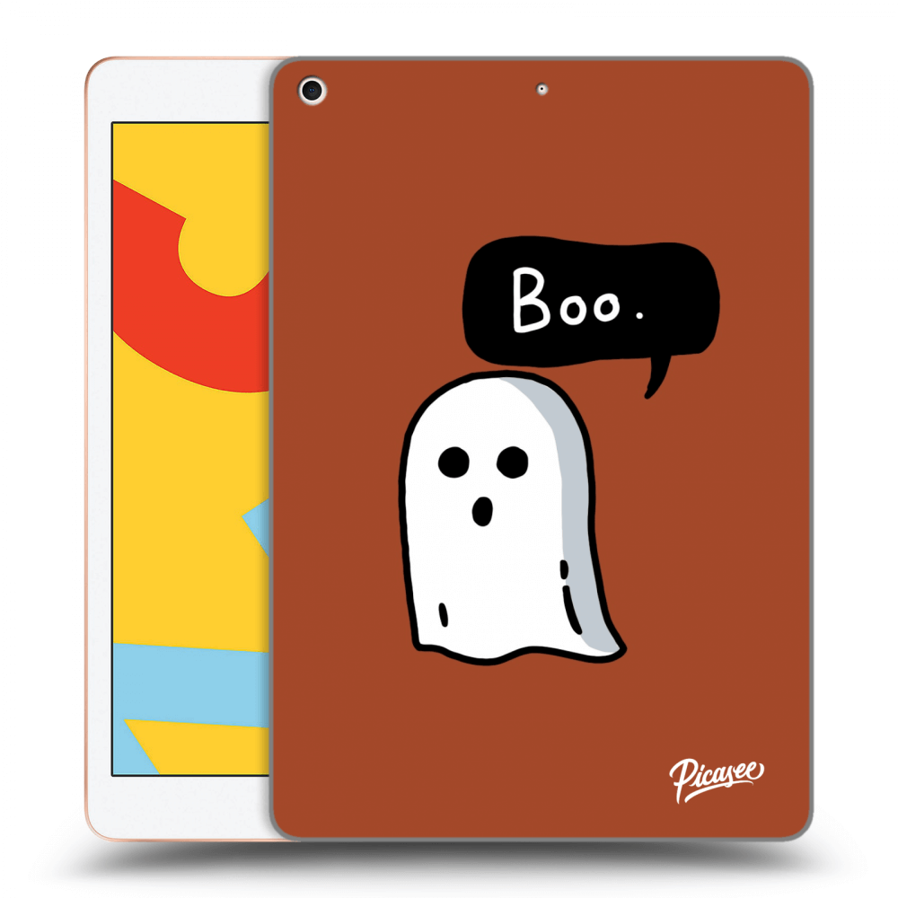 Picasee silikonový černý obal pro Apple iPad 10.2" 2019 (7. gen) - Boo
