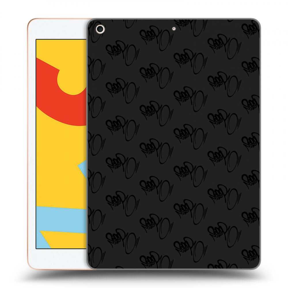 Picasee silikonový černý obal pro Apple iPad 10.2" 2019 (7. gen) - Separ - Black On Black 1
