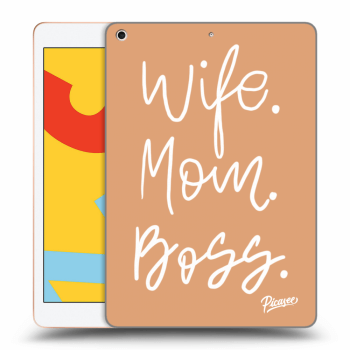 Picasee silikonový černý obal pro Apple iPad 10.2" 2019 (7. gen) - Boss Mama