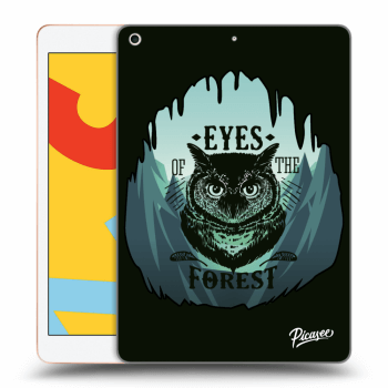 Picasee silikonový průhledný obal pro Apple iPad 10.2" 2019 (7. gen) - Forest owl