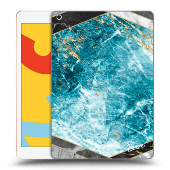Obal pro Apple iPad 10.2" 2019 (7. gen) - Blue geometry