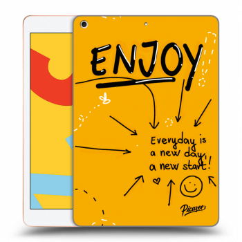 Picasee silikonový průhledný obal pro Apple iPad 10.2" 2019 (7. gen) - Enjoy